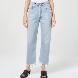🛍️SOLD🛍️✨Host Pick✨NWT AGOLDE 90'S Crop Loose Fit Jeans in Nerve